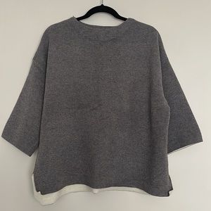 Rain Womens Neutral Sweater Top Size XL